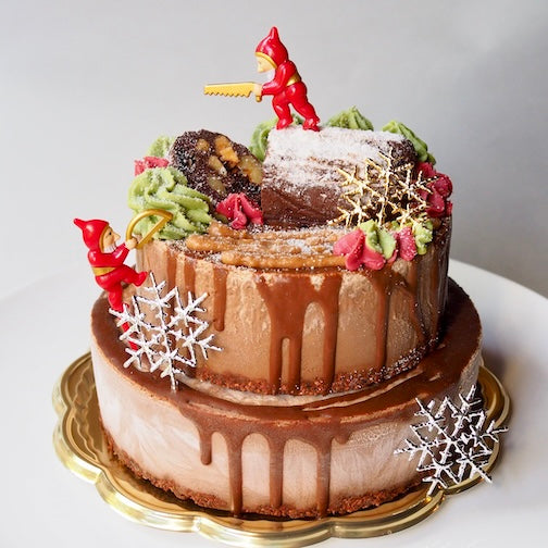 5号シンプルなローケーキ| 2段ケーキの下段にも