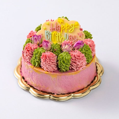 ビーツとラズベリーのお誕生日ローケーキ Colorful Nature｜熨斗対応・ギフトBOX入り