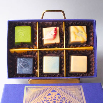 Raw Chocolate Gift (6 Pieces) — <em data-start="32" data-end="51">Harmony Above All</em><br data-start="51" data-end="54" data-is-only-node="">Circulate, Open, and Align: Yin-Yang Five Elements Chocolates<br data-start="115" data-end="118">Includes Gift B