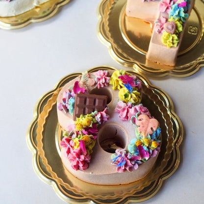 [For Delivery Monitors] Anniversary Raw Cake with Selectable Numbers