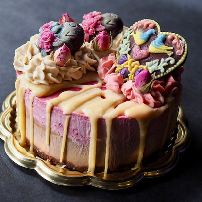 滋賀県彦根市の足軽屋敷を利用した彦根城下町に位置するヴィーガンカフェHareto-Ketoのアイスケーキのようなひんやりなめらかなビーガンケーキ