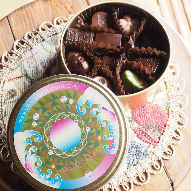 手作業で作られたヴィーガンチョコレート。滋賀県彦根の足軽屋敷でローチョコレート（生チョコレート）を作るHareto-Ketoの通販サイト