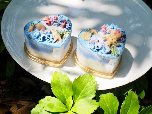 [Summer limited cool ice cream cake style] Limited time only! Hawaiian chocolate chip mint cheesecake "Summer Vacation!" [Vegan (no dairy products or eggs), gluten-free (no flour)]