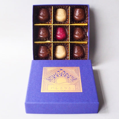 【開運招福チョコ】達磨ローチョコレートギフト／手提げ袋付き