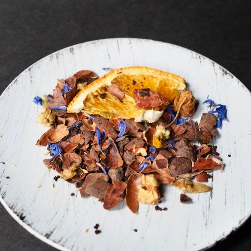 【熨斗ご対応】詰め合わせギフト（月や太陽チョコとカカオティー）／手提げ袋付き