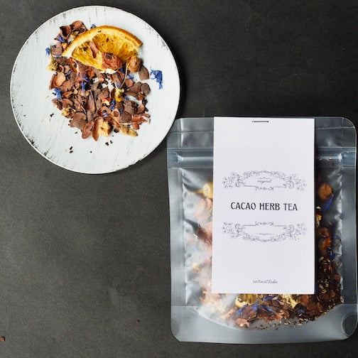 【熨斗ご対応】詰め合わせギフト（月や太陽チョコとカカオティー）／手提げ袋付き