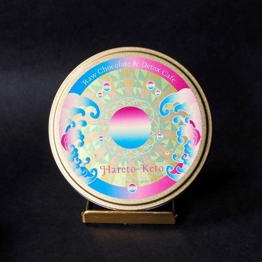[Recommended for cake decoration] Moon and sun colorful raw chocolate [Dairy-free vegan chocolate]